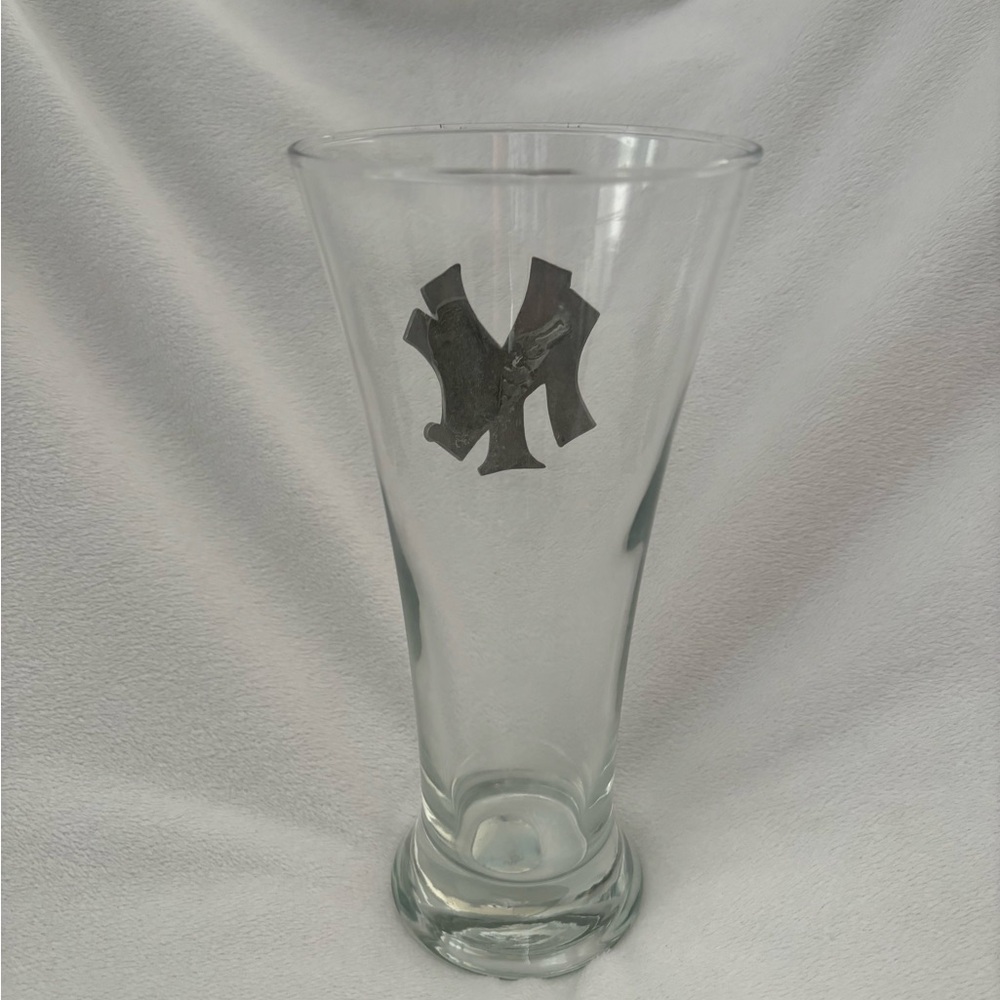 New York Yankees beer glass